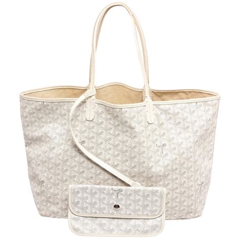 cream goyard tote